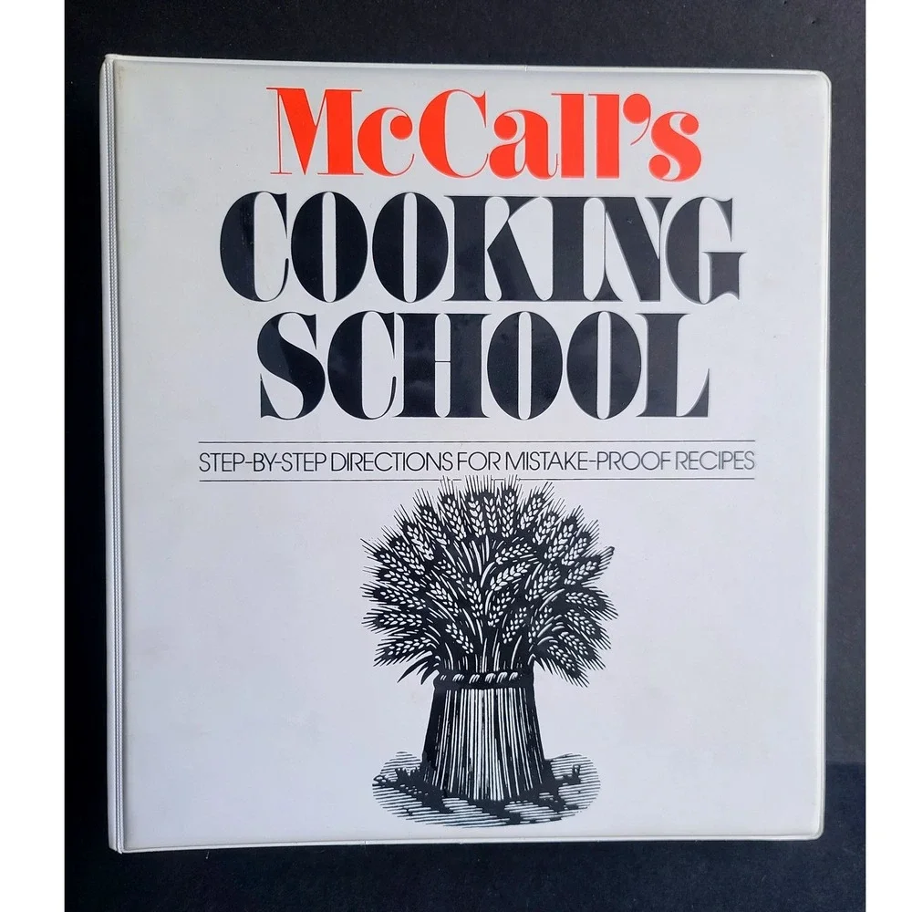 McCall's Cooking School Binder‎ #2 Vintage Recipe Book Xerox Education VIDEO